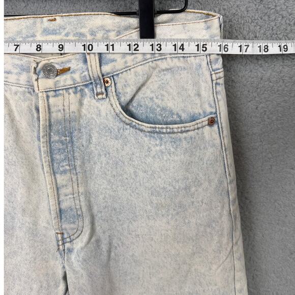 Vtg Levis 501s Acid Wash Made In The USA Size 33/32 Vintage Denim Faded Thrashed - Picture 3 of 8